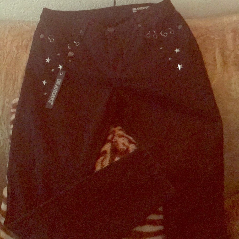 Black BLANKNYC skinny jeans size 28 NWT
